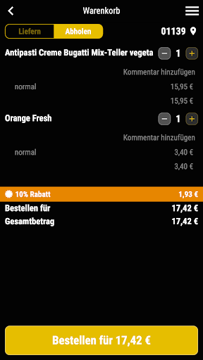 Bugatti Burger & Döner Dresden Screen 2