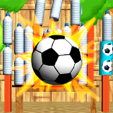 Soccer Ball Knockdown ⚽️ shoot cans & bottles icon