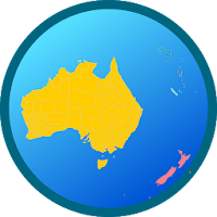 Карта Австралии и Океании