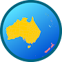 Australia and Oceania map
