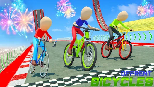 エクストリーム愛好家 自転車で