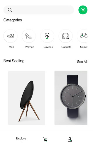 Android application Shop Easy Demo screenshort
