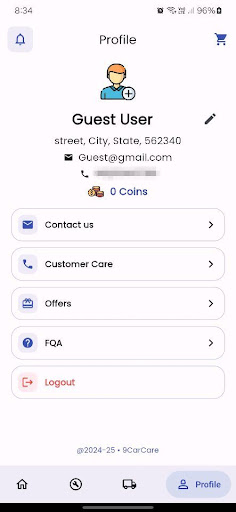 9CarCare Screen 3