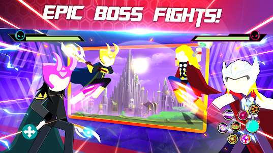 Super Stickman Heroes Fight