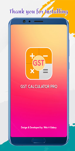Android application GST Calculator Pro screenshort