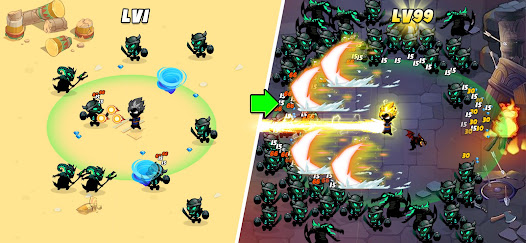 Screenshot 16 Stickman Survival: War Games android