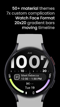 TimeFlow: Wear OS 4 watch faceのおすすめ画像3