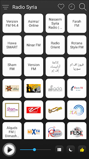 Android application Syria Radio FM AM Music screenshort
