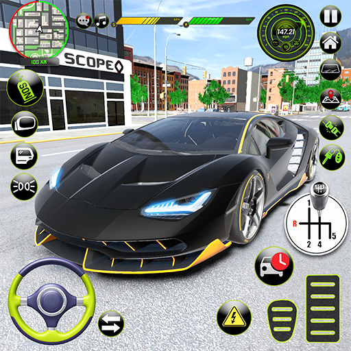 Car Game Simulator Racing Car logo