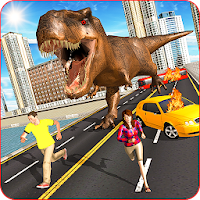 Dino Beast Attack - City Rampage Simulator 2019