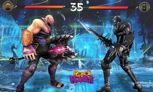 Arena de luta Monstro vs Robô