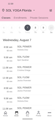 SOL YOGA Florida Screen 2