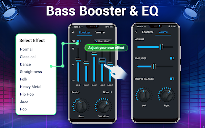 Music player- bass boost,music