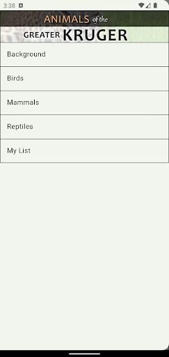 Animals of Kruger screenshot 0