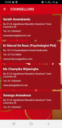 Sri Lankan Wedding Directory Screen 2