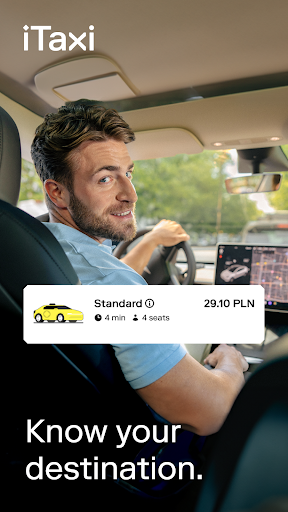 Android application iTaxi - the taxi app screenshort