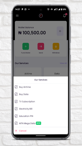 Fidus Pay:Data, Airtime, Bills Screen 3