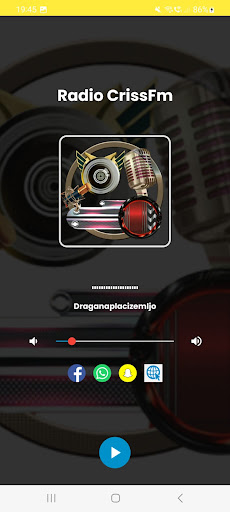 Android application CrissFm screenshort