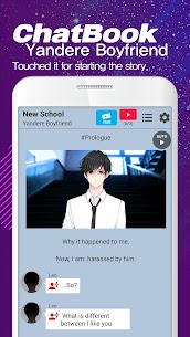 Yandere Boyfriend – Otome Simulation Chat Story Apk Mod + OBB/Data for Android. 1