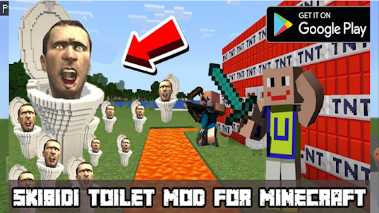 Skibidi Toilet 2 mod Minecraft