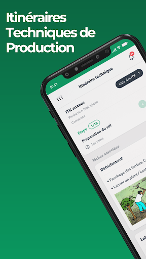 Android application Agricef Encadrement screenshort
