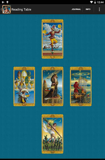 Screenshot of Mystical Tarot