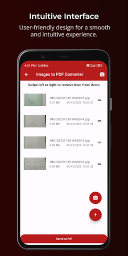 Image to PDF Creator Screen 2