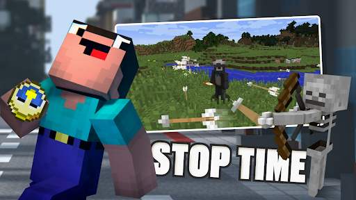 Android application Time Stop Mod mcpe screenshort