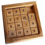 Slide Tile Puzzle: Move the Wooden Block