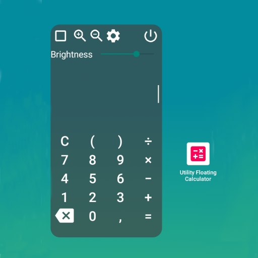 Utility Floating Calculator Logo