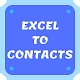 Excel To Contacts - import xlsx files Baixe no Windows