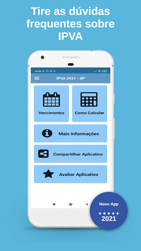Android application IPVA 2023 - SP screenshort