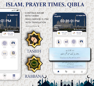 Islam: Prayer Times, Qibla app