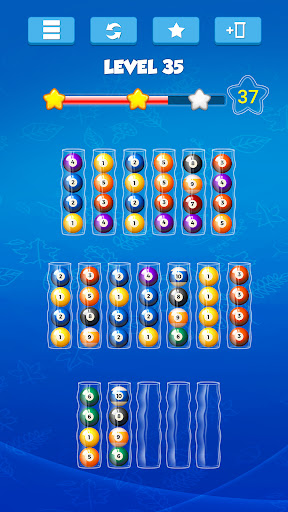 Android application Pool Ball Sort - Color Puzzle screenshort