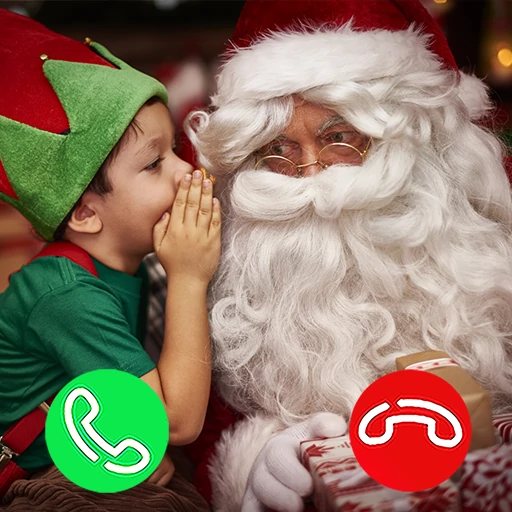 Santa Claus Prank video Call logo
