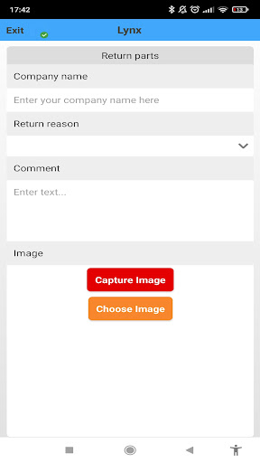 Lynx Forms Screen 2