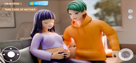 アニメ妊娠中のママゲームシムのおすすめ画像4