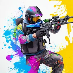 Paintball Attack 3D: Color War Mod Apk