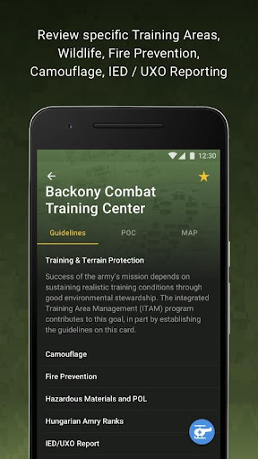 Soldiers Field Card Screen 2