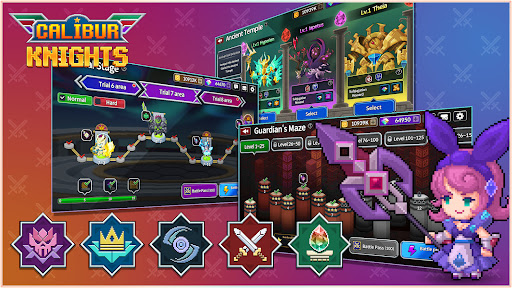 Screenshot of Calibur Knights - Idle RPG