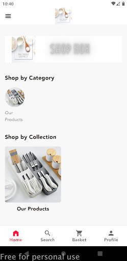 Android application Trend District screenshort