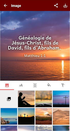 Bible en français Screen 2