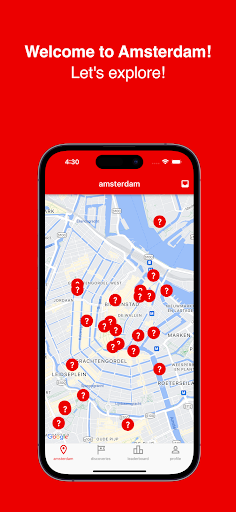 Android application hello amsterdam screenshort