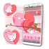 Love Heart Pink Launcher Theme