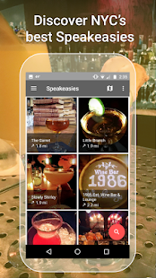 Snímek obrazovky NYC Bars: Guide to Speakeasies