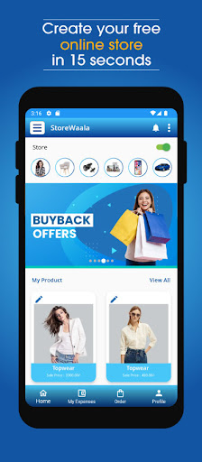 Android application StoreWaala - Wholesaler screenshort