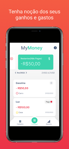 MyMoney Screen 2