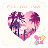Beach Theme-Palm Tree Heart- icon