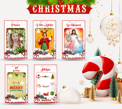 Chrismas Video Maker - frame Screen 3