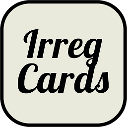 Simge resmi Irregular Verbs Cards: English